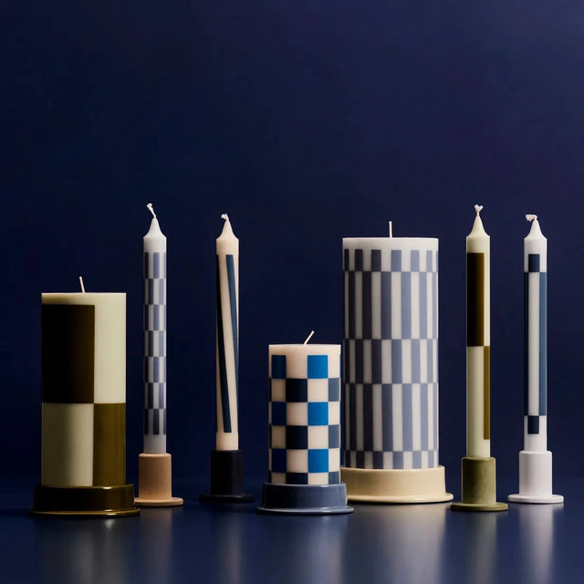 Pattern Candle Stabkerze - HAY