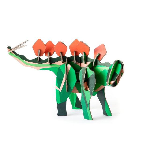 Stegosaurus Dino 3D - Pappmodell aus Recyclingkarton - Studio Roof - DesignWe.Love