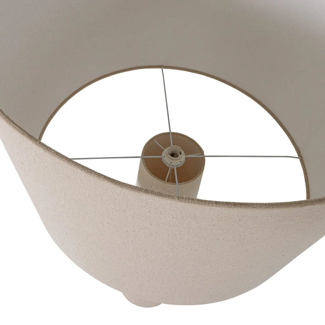 Stehlampe XXL Loft – Bouclé Stehlampe Beige von WOOOD