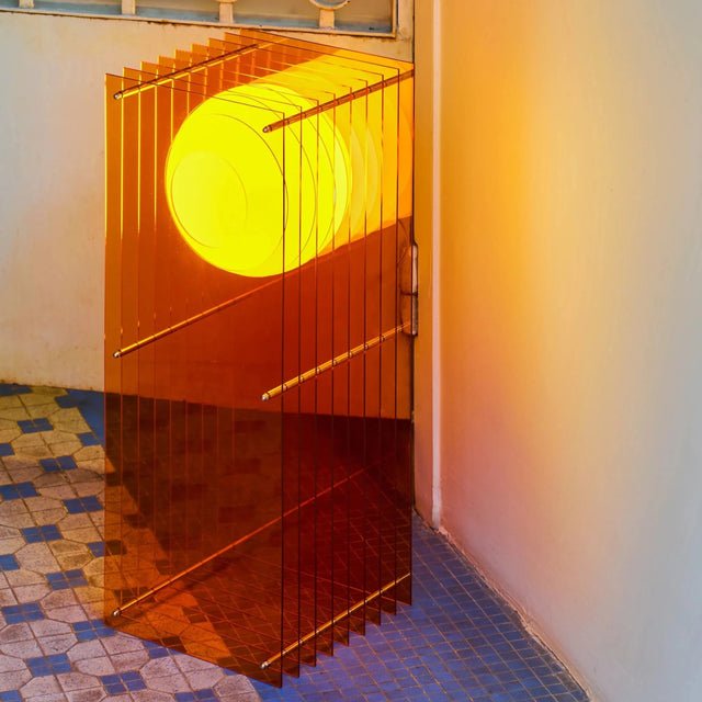 Stehleuchte Lớp Large Rectangle Orange - Bang - DesignWe.Love