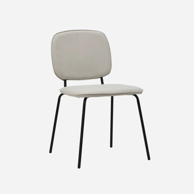 Stuhl aus Stahlrohr mit Polster Coton Sand - House Doctor - DesignWe.Love