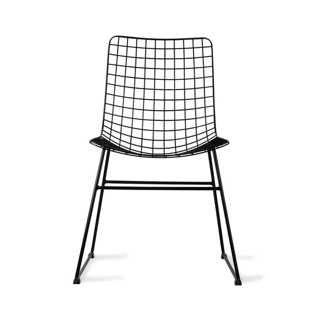 Stuhl Metall schwarz HKliving am Esstisch