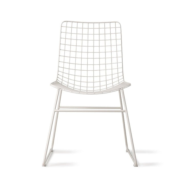 Stuhl Metall Wire weiß - HK Living - DesignWe.Love