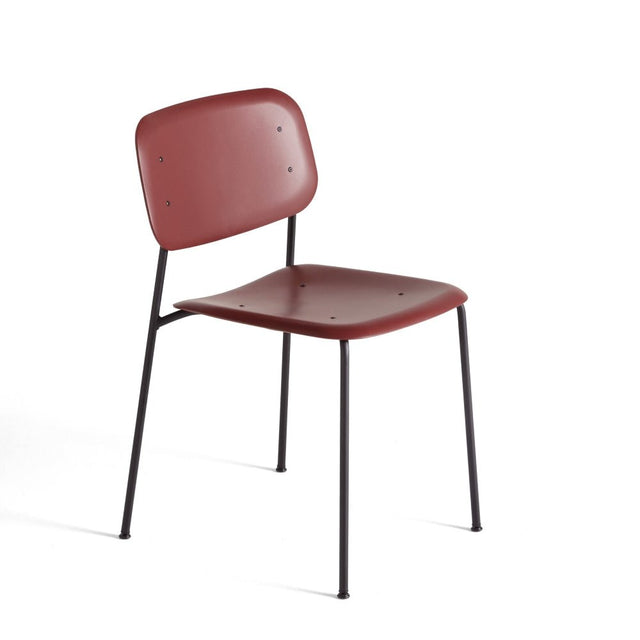 Stuhl Soft Edge 45 Red/Mono - HAY - DesignWe.Love