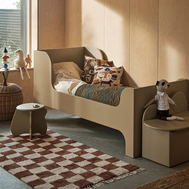 Teppich Mara Rust/Warm Sand waschbar 80X150 - ferm LIVING - DesignWe.Love