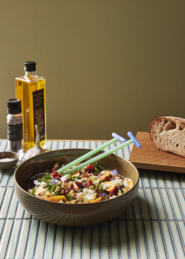 Tile Couchtisch Large 66 x 61 Mint/Naturfarben - Hübsch - DesignWe.Love