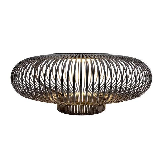 blomus Lito Tischleuchte LED Größe L Black eingeschaltet – Designleuchte bei DesignWe.Love