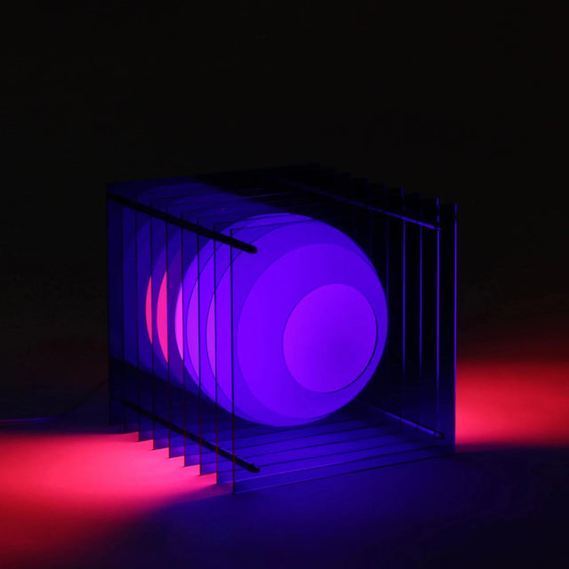 Tischleuchte Lớp Large Square Blau - Bang - DesignWe.Love