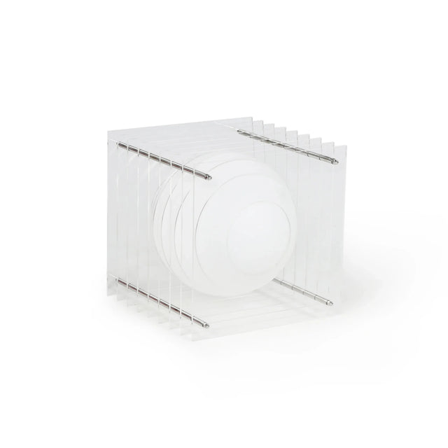 Tischleuchte Lớp Large Square Clear Acrylic - Bang - DesignWe.Love