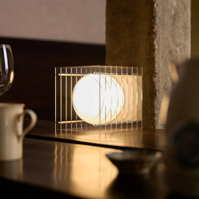Tischleuchte Lớp Small Square Clear - Bang - DesignWe.Love