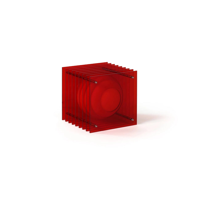 Tischleuchte Lớp Small Square Rot - Bang - DesignWe.Love