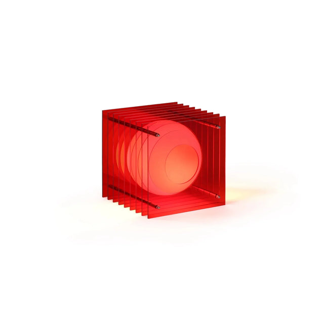 Tischleuchte Lop Square Small Red - Bang - DesignWe.Love
