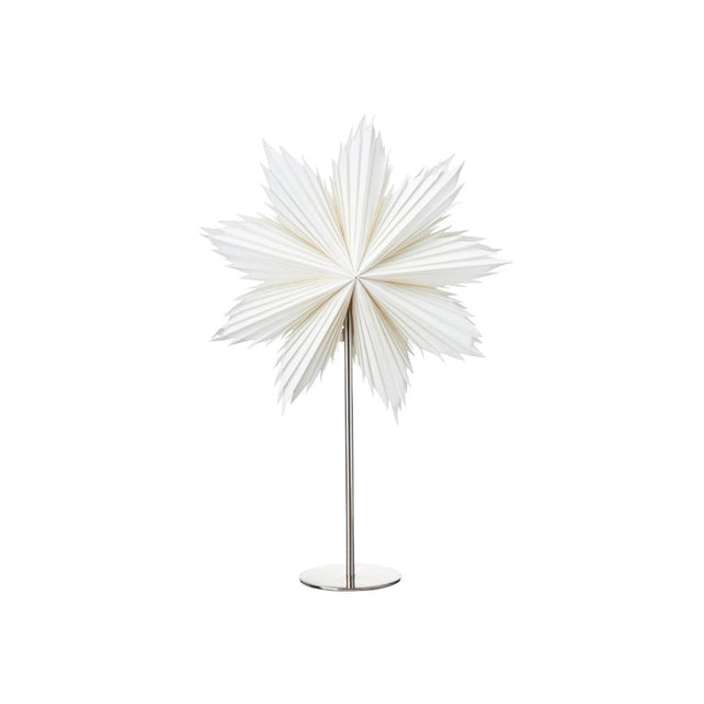 Tischleuchte Papierstern Stardust weiß Ø 40cm - Weihnachtsstern von Wikholm Form - DesignWe.Love