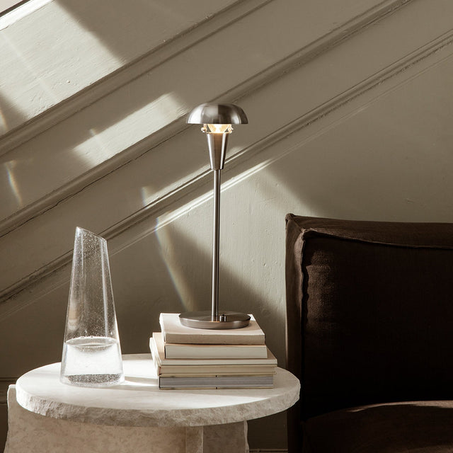 Tischleuchte Tiny Edelstahl H42 cm - ferm LIVING - DesignWe.Love