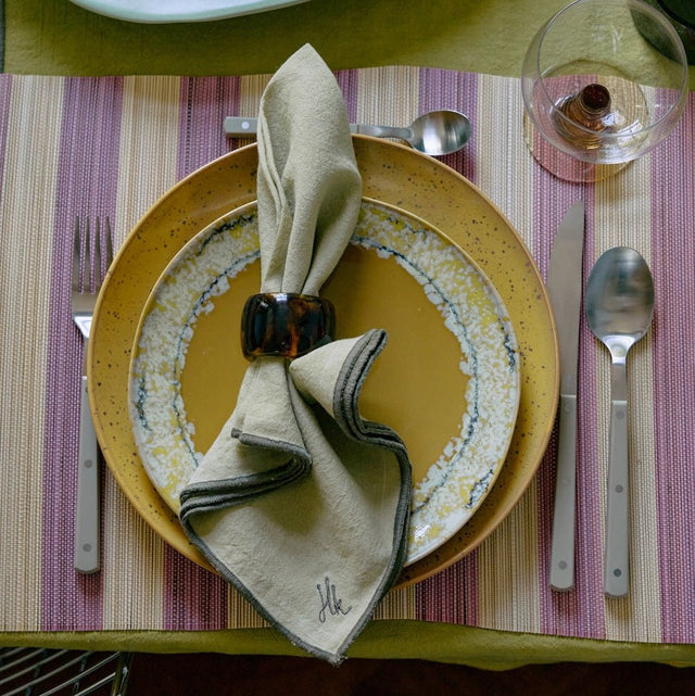 Tischset Bambus Roseate Einzeln - HK Living - DesignWe.Love