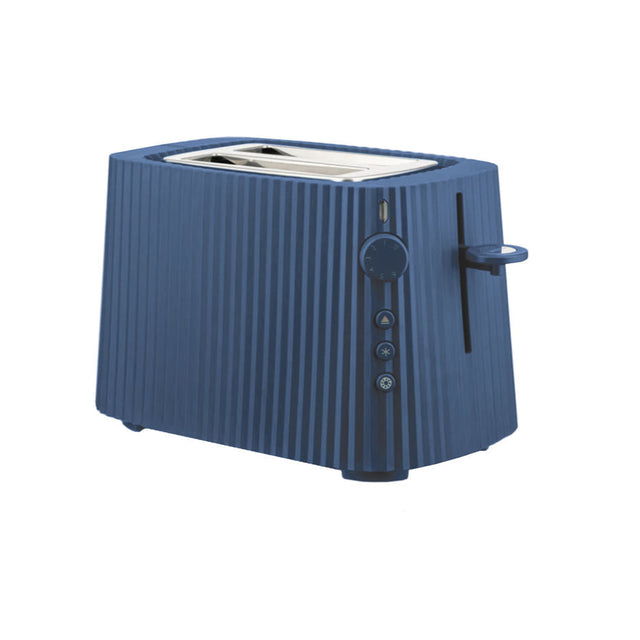 Alessi Toaster Plissé Blau – Design von Michele De Lucchi
