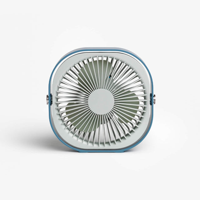 Tragbarer Tischventilator Fantastic, Petroleum - Printworks - DesignWe.Love