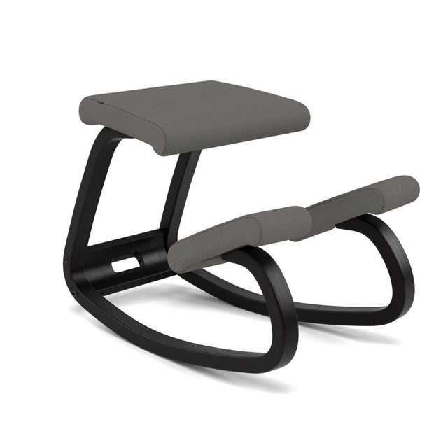 Variable Kniestuhl Schwarz/Grau (Revive 164) - Varier Furniture - DesignWe.Love