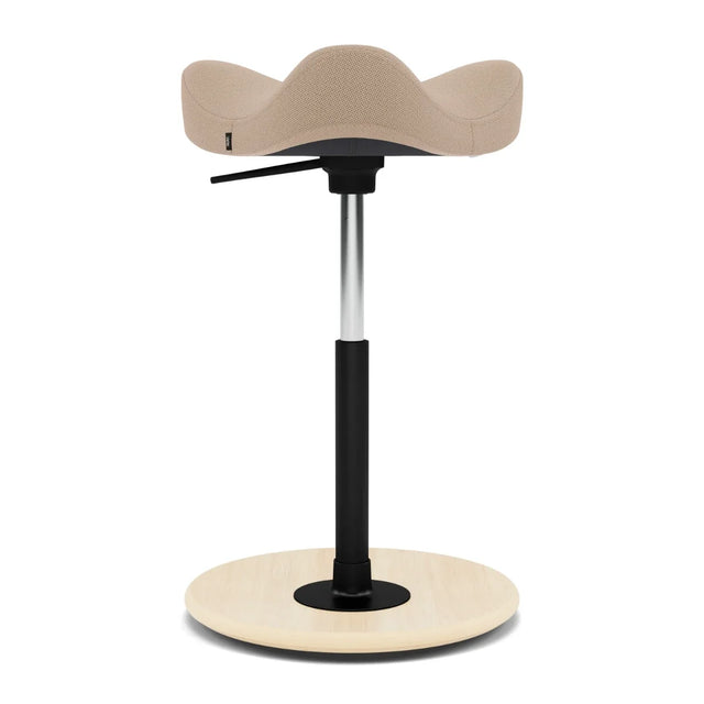 Varier Move Compact Sattelhocker, Holzbasis Natur, Bezug Tonal 61180, Packshot