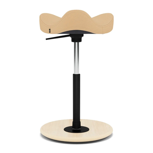 Varier Move Compact Sattelhocker, Holzbasis Natur, Bezug Ultra 41572, Packshot