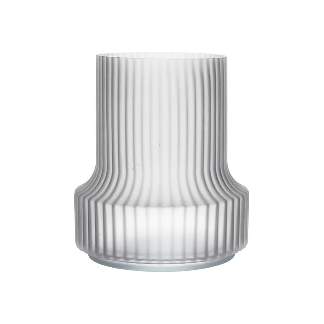 Vase Groove Frosted White - Wikholmform - DesignWe.Love