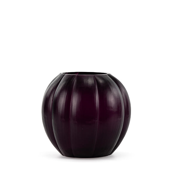 Vase Lalibela M Amethyst – Guaxs mundgeblasenes Glas H 20