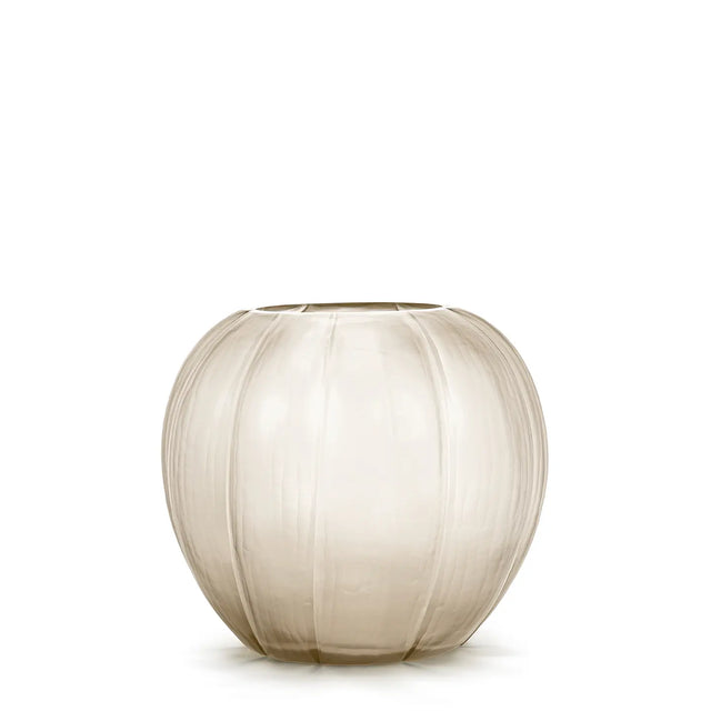 Vase Lalibela M Smokegrey – Guaxs mundgeblasenes Glas H 20