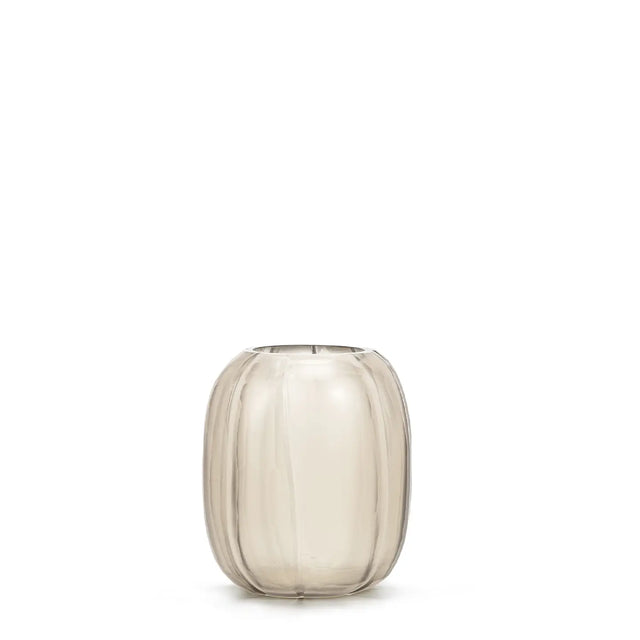 Vase Lalibela S Smokegrey – Guaxs mundgeblasenes Glas H 14