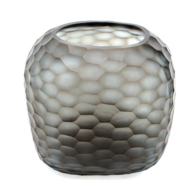 Vase Somba L Indigo/Smokegrey H 26 - Guaxs - DesignWe.Love
