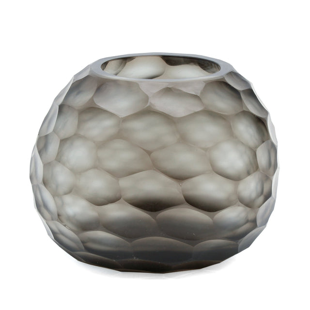Vase Somba S Indigo/Smokegrey H 12 - Guaxs - DesignWe.Love