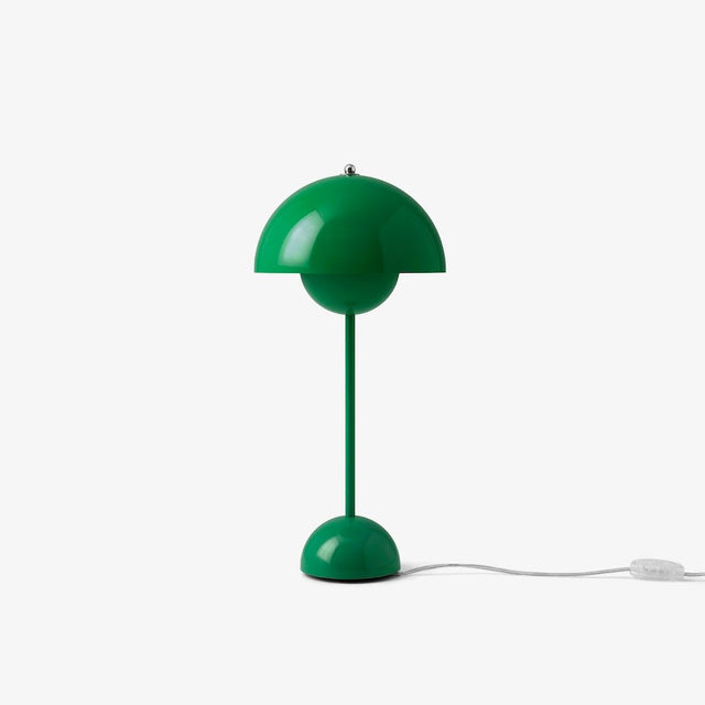 Flowerpot VP3 Tischleuchte in Signal Green von &Tradition – Verner Panton