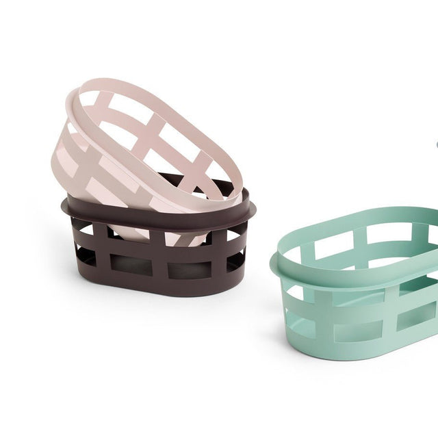 Wäschekorb Basket Pink - HAY - DesignWe.Love