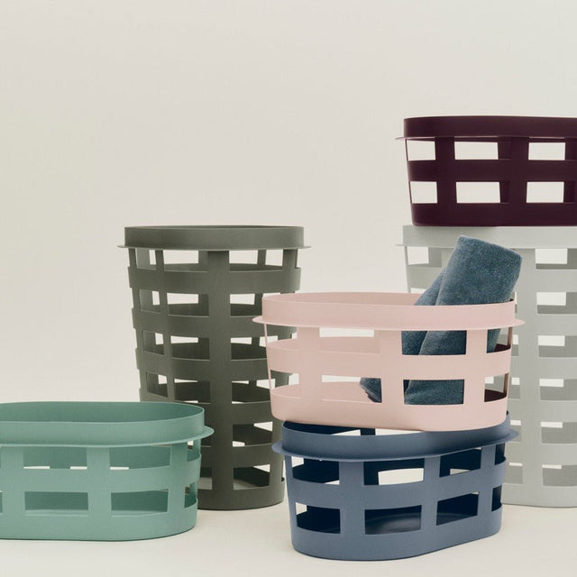 Wäschekorb Basket Pink - HAY - DesignWe.Love