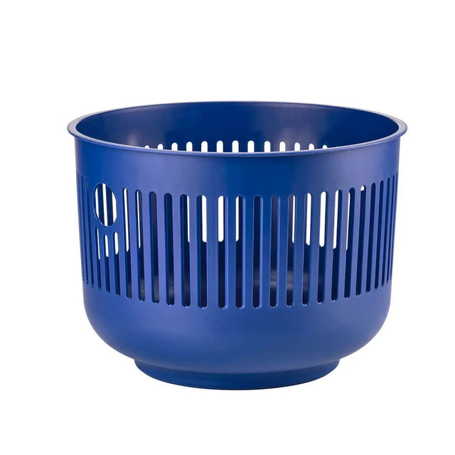 Wäschekorb Ume offen Indigo Blue Zone Denmark, runder Design-Wäschekorb 30 Liter