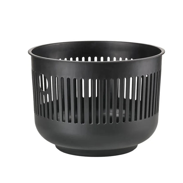 Wäschekorb Ume offen Schwarz Zone Denmark, runder Design-Wäschekorb 30 Liter