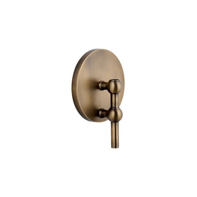 Wandhalterung für Kerzenhalter Bronziertes Messing - Stoff Nagel - DesignWe.Love