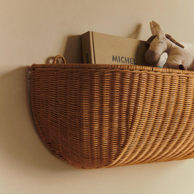 Wandkorb Braided 75 x 25 - ferm LIVING - DesignWe.Love
