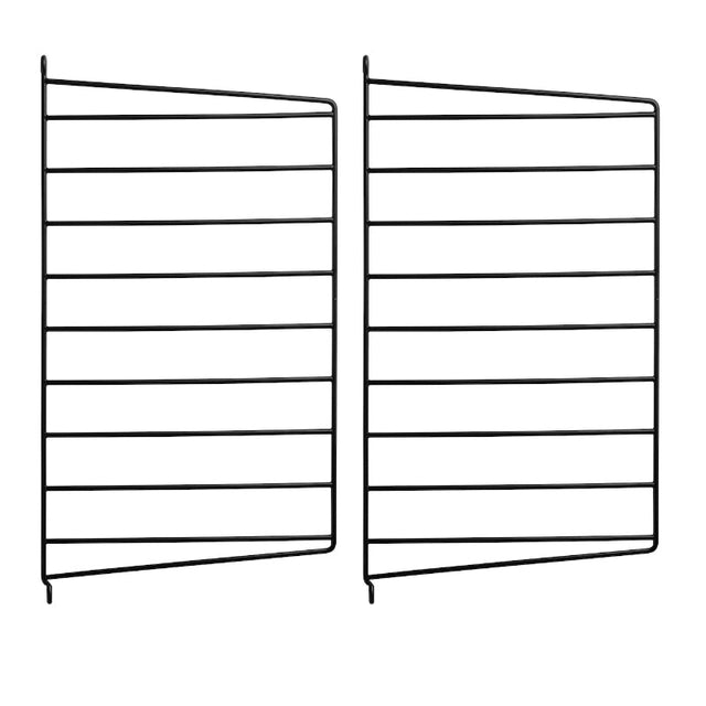 Wandleiter 2er Set 30x50 Schwarz - String Furniture - DesignWe.Love