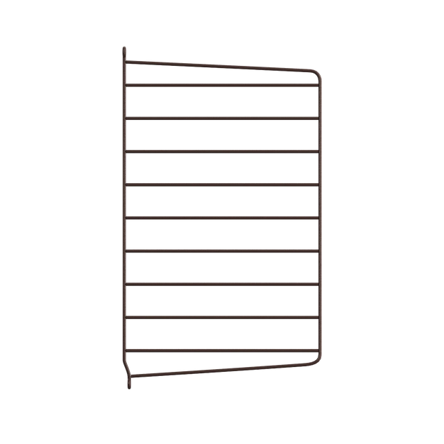 Wandleiter Einzeln Dunkelbraun 50×30 cm – String Furniture Regalsystem