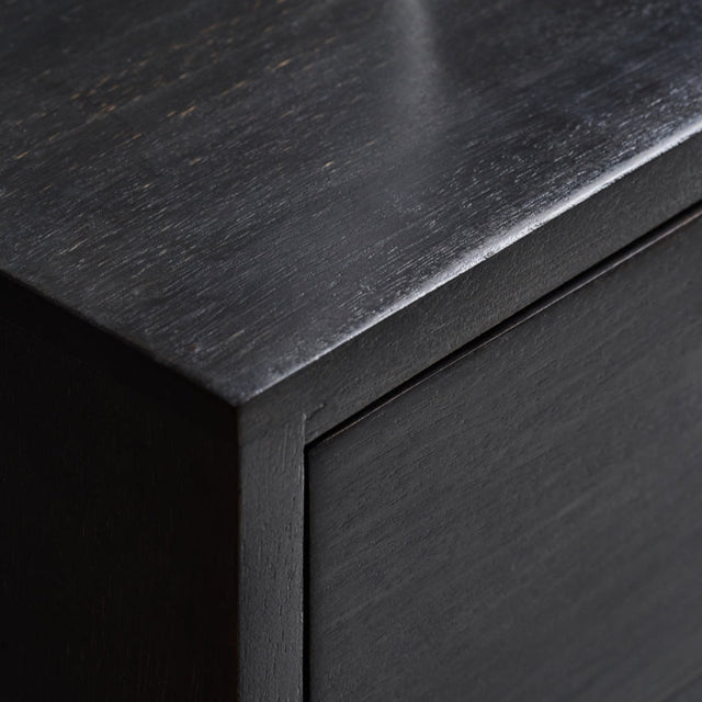 Wandregal mit Schublade Bedsi Schwarz - DesignWe.Love