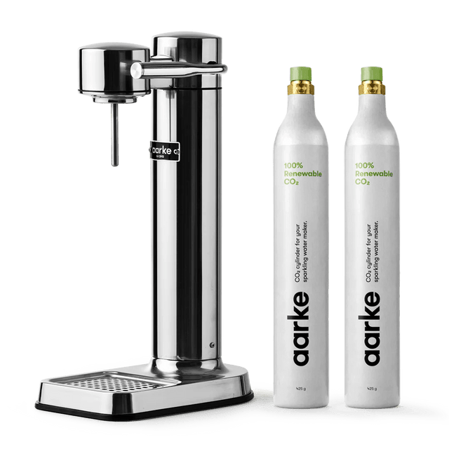 Wassersprudler Carbonator 3 Edelstahl Starter - Kit - Aarke - DesignWe.Love
