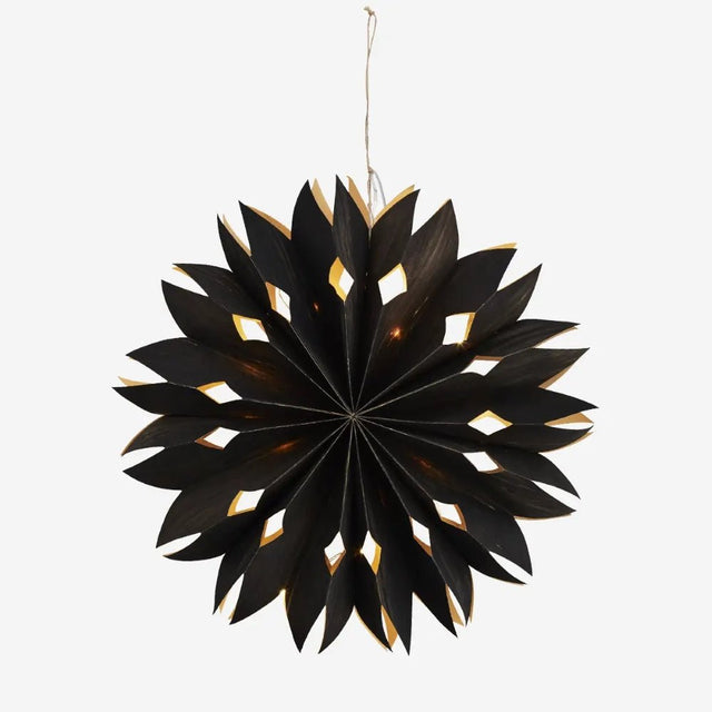 Weihnachtsstern aus Papier mit Licht Veneer - Madam Stoltz - DesignWe.Love
