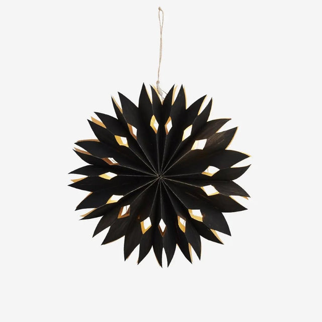 Weihnachtsstern aus Papier mit Licht Veneer - Madam Stoltz - DesignWe.Love