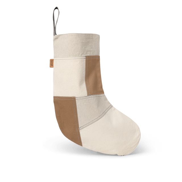 Weihnachtsstrumpf Tonal Beige - ferm LIVING - DesignWe.Love