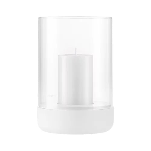 Windlicht Beton und Glas Calma Lilly White - Blomus - DesignWe.Love