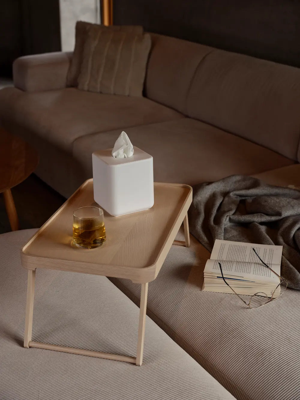 Zone Denmark Inu Tablett Esche im Wohnzimmer, preisgekrönte Spa-Serie