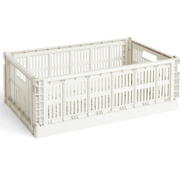 Aufbewahrungsbox Colour Crate Large Weiß - HAY
