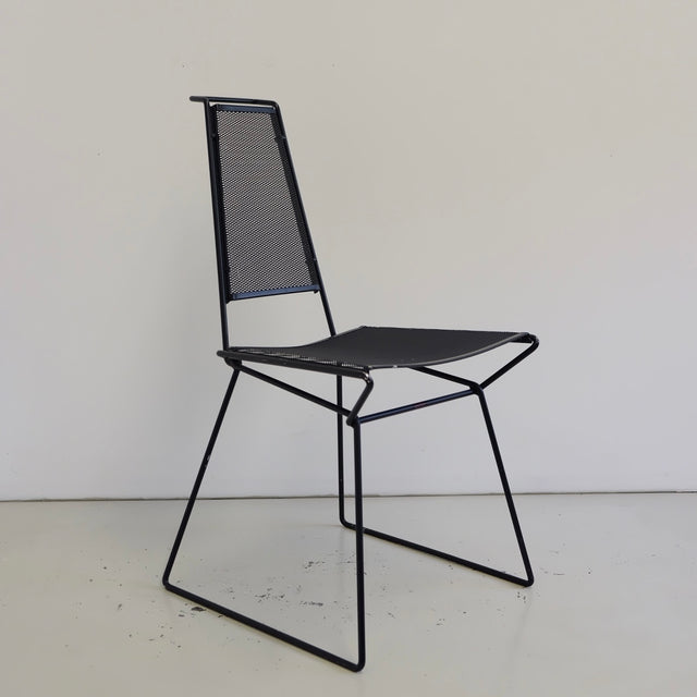 Postmoderner Metall Stuhl - Rolf Rahmlow 1980er