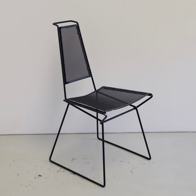 Postmoderner Metall Stuhl - Rolf Rahmlow 1980er