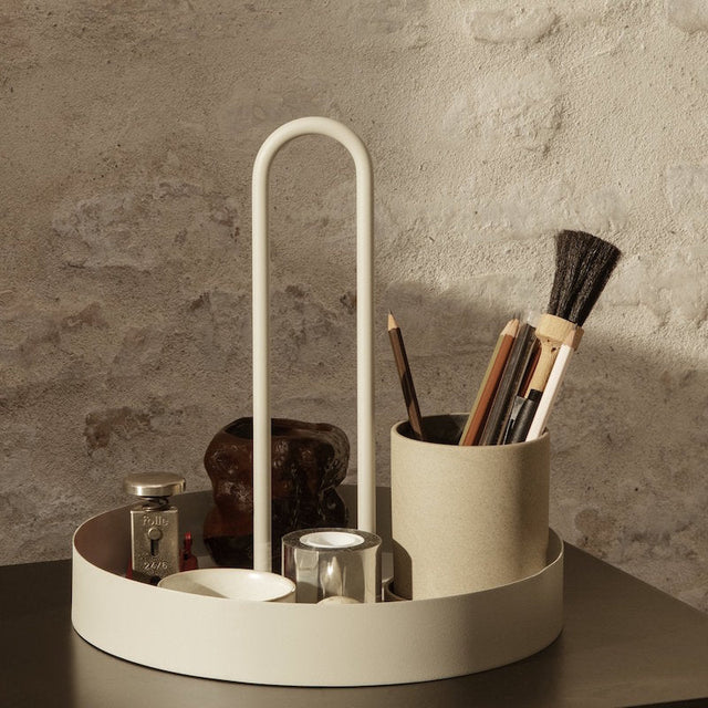 Grib Tray Hellgrau - Tablett von ferm LIVING - DesignWe.Love